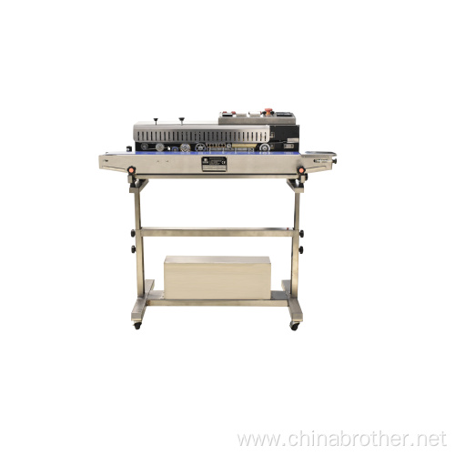 Vertical vacuum air suction Nitrogen filling band sealer